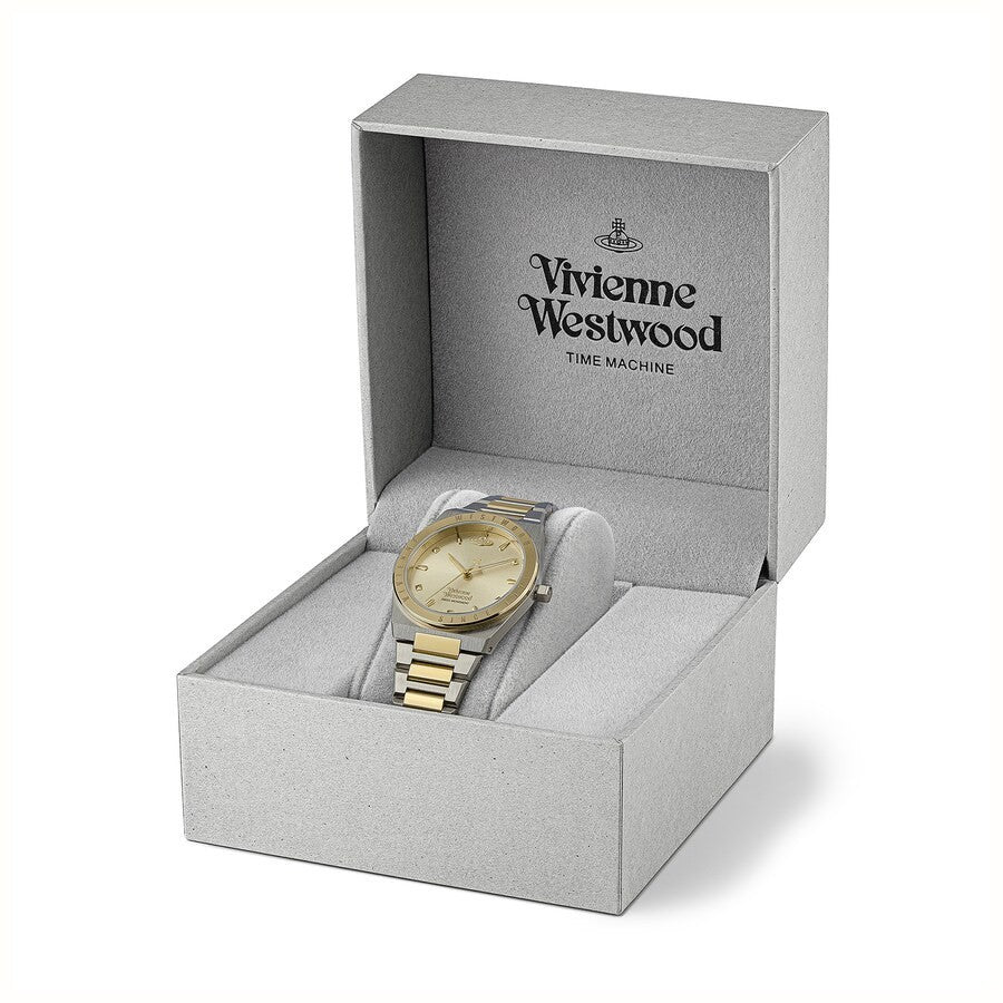 Ladies Vivienne Westwood Charterhouse Gold & Silver Bracelet Watch VV244CPSG NEW