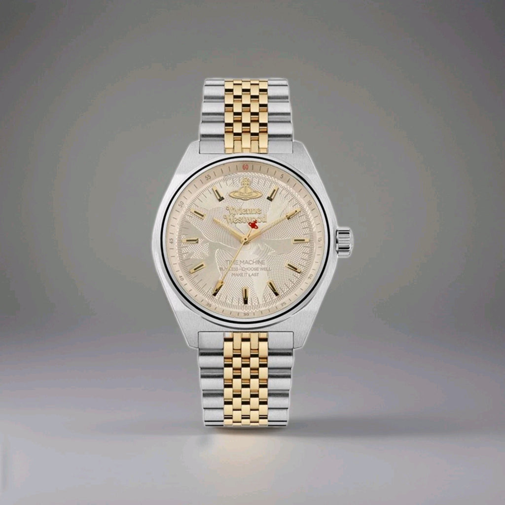 Vivienne Westwood VV251WGSG Ladies Sydenham Watch. New With Box. Silver And Gold