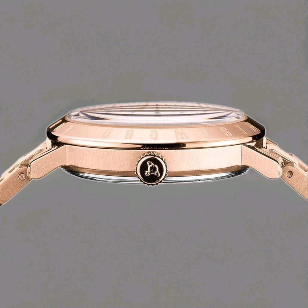 Vivienne Westwood Bloomsbury 35mm VV152RSRS Ladies Watch Rose Gold New