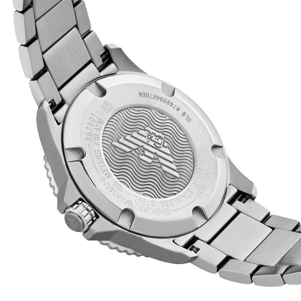 Unused ARMANI Emporio Armani AR11683 Silver Stainless Men Watch in Box