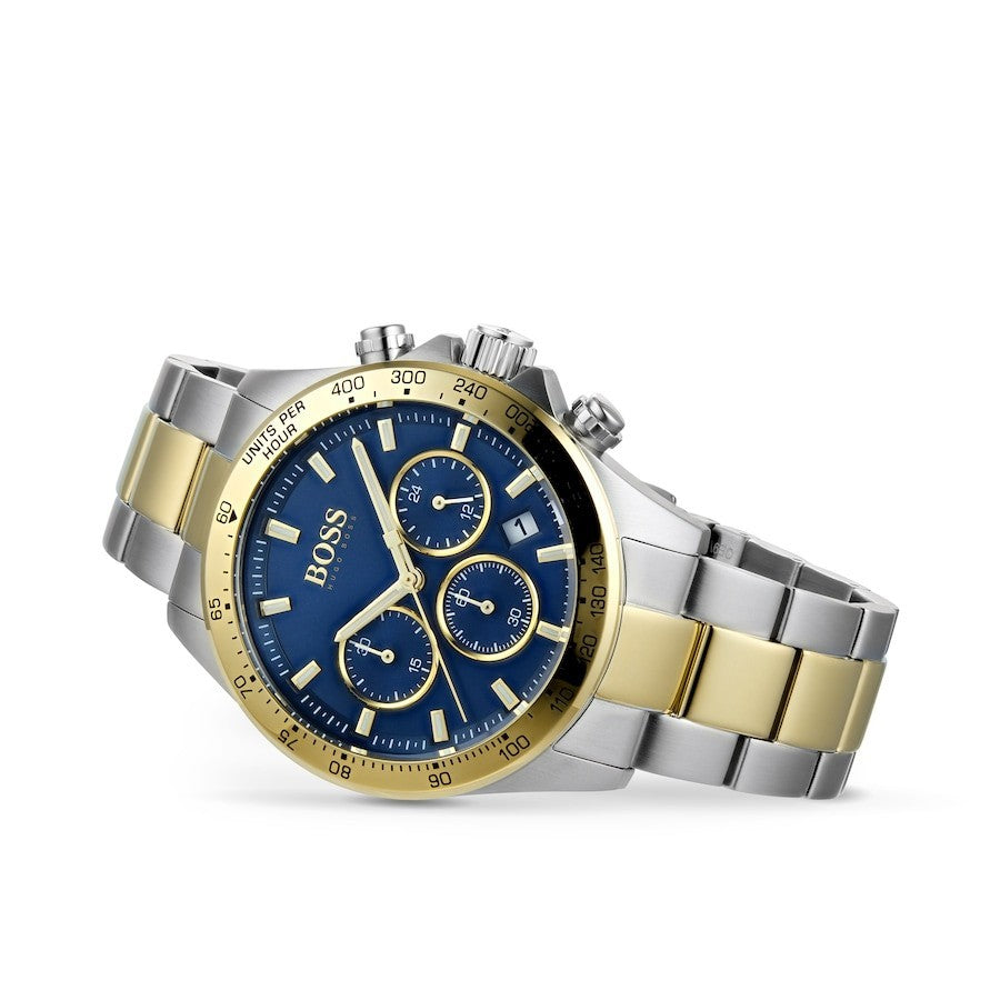 Hugo Boss Hero Sport Mens Watch - Silver/Gold (1513767)