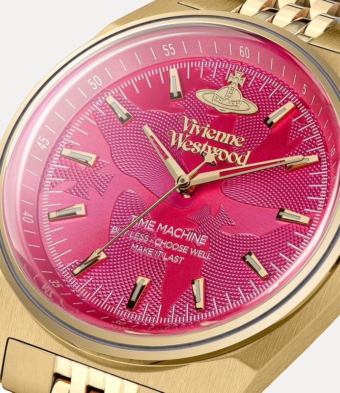 Vivienne Westwood Lady Sydenham Watch VV251RRGD Ladies 39mm Pink Dial