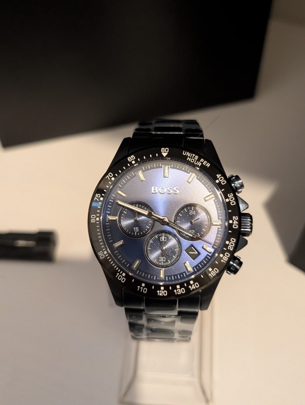 Hugo Boss Hero 45mm Blue Stainless Steel Case with Blue Dial 1513758 