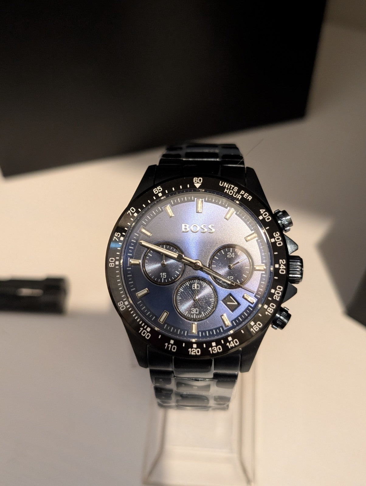 Hugo Boss Hero 45mm Blue Stainless Steel Case with Blue Dial 1513758 