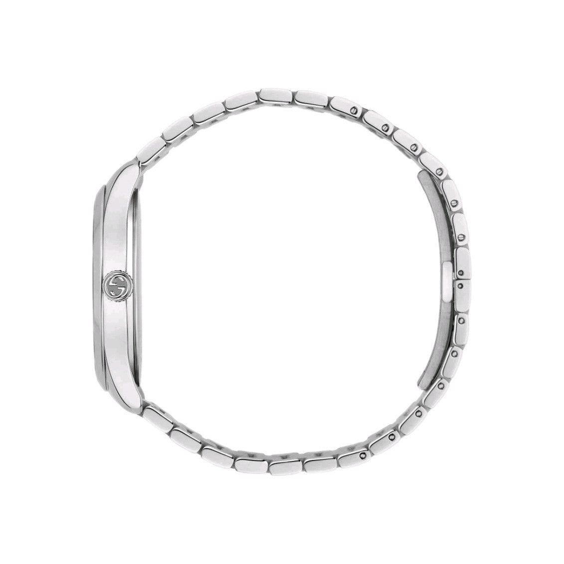 Gucci G-Timeless Bracelet Watch YA1264131 BEE. unisex 38mm Brand New Silver/Gold