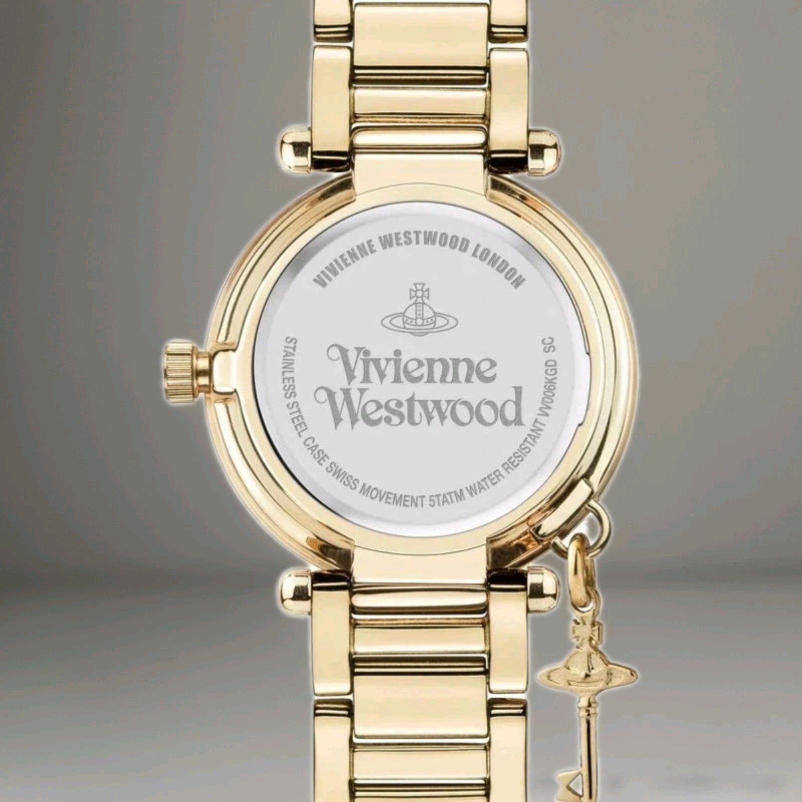 Vivienne Westwood Kensington VV006KGD ladies gold 32mm stainless steel  watch 