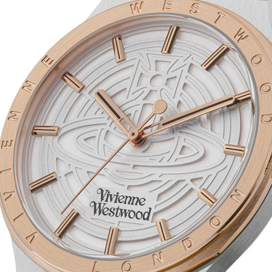 New VIVIENNE WESTWOOD Eltham 39mm Unisex Watch VV249SLSR Silver With White Dial