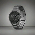 HUGO BOSS Dapper HB1513929 Grey Steel Strap Black Dial Chronograph Mens Watch UK