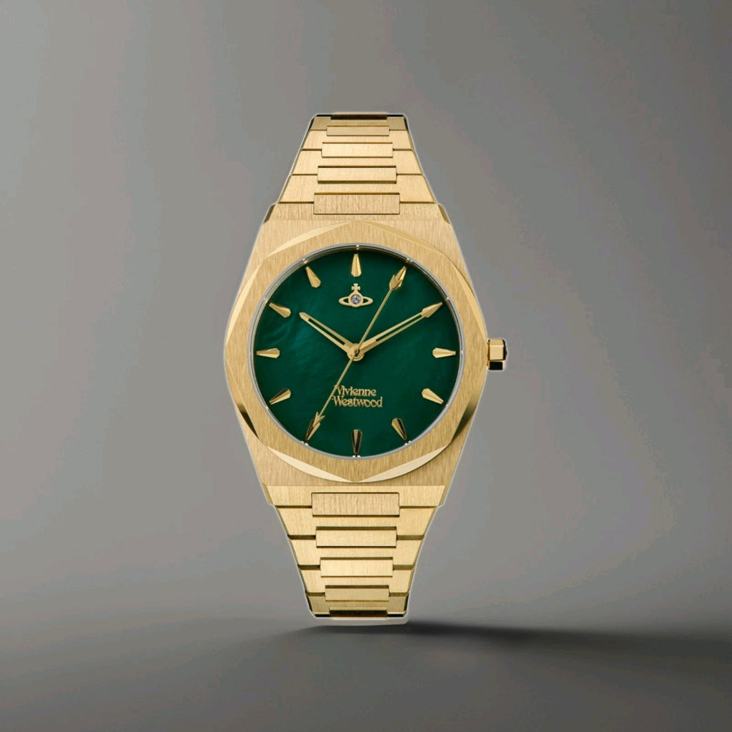 Vivienne Westwood Limehouse VV244GRGD Women's Watch 34mm Swiss 5ATM Steel NEW. 