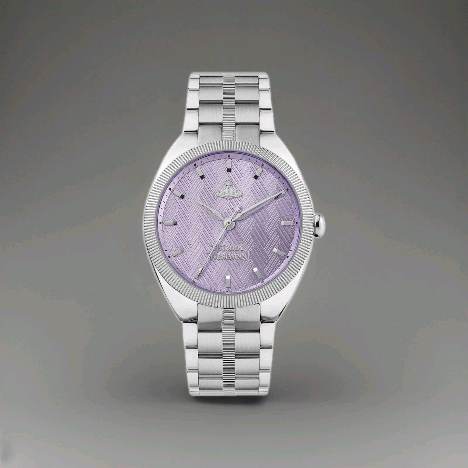 VIVIENNE WESTWOODThe Mews 37mm Ladies Watch - Purple VV281 PPSL New. Warranty 