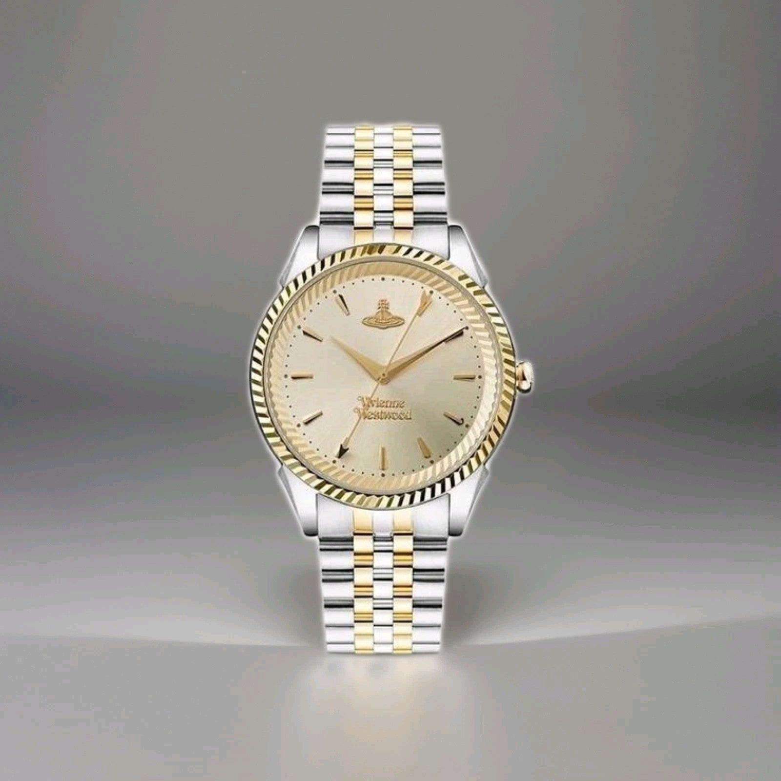 Vivienne Westwood New Seymour 38mm Yellow Gold Tone Ladies Watch VV240CPSG 