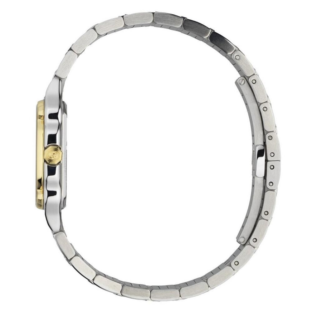 Gucci G-Flat 24mm Diamond Ladies Watch YA166503 24 mm 18kt Gold Plated / Silver