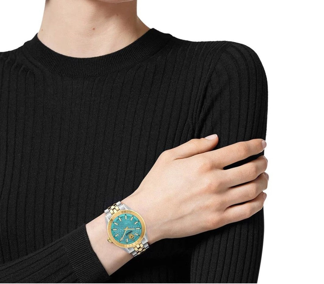 Versace Multicolour Womens Analogue Watch V-code VE8I00524 Brand New With Box 