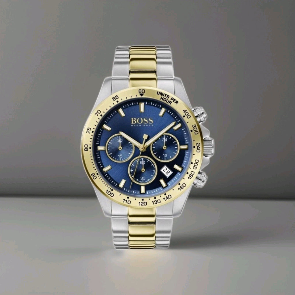 Hugo Boss Hero Sport Mens Watch - Silver/Gold (1513767)