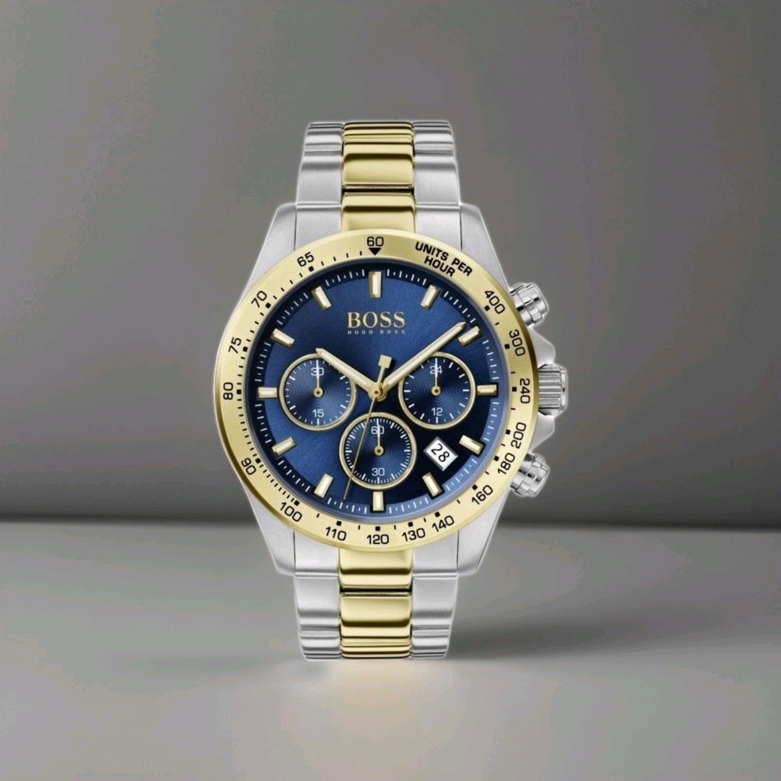 Hugo Boss Hero Sport Mens Watch - Silver/Gold (1513767)