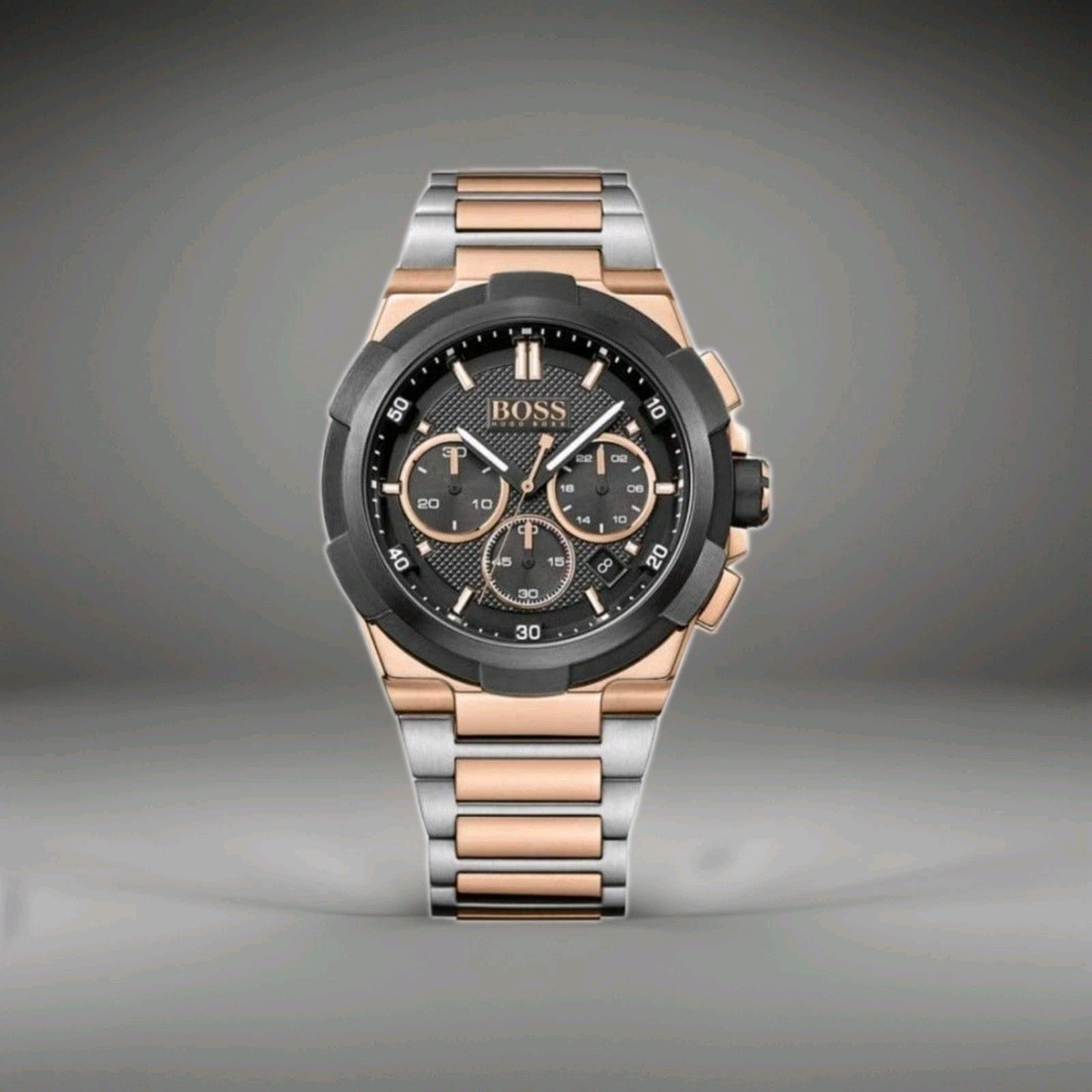 Hugo Boss HB1513358 Supernova Mens' Stainless Steel Chronograph Watch + Gift Bag