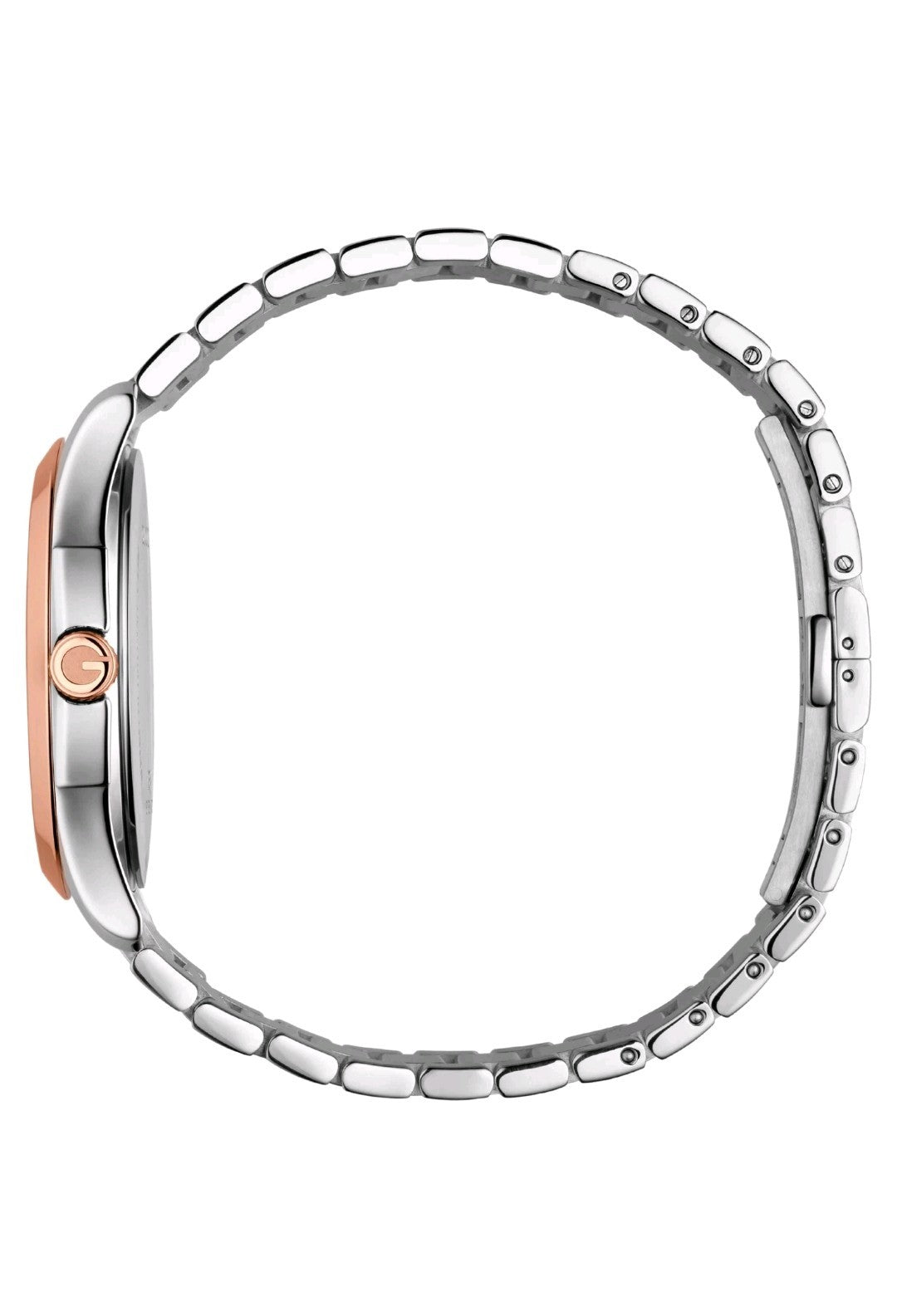 GUCCI G-Timeless YA126446  Swiss QuartzGrey Dial Silver & Rose Gold Watch38mm 