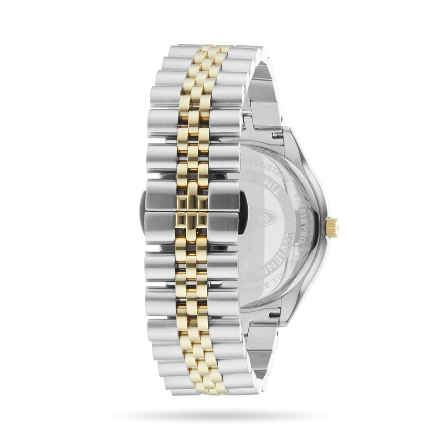 vivienne westwood camberwell VV261BYSG ladies two tone 37mm s/steel  watch NEW