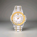 Versace VEDY00519 Chain Reaction white gold silver Stainl. Steel Men's Watch NEW