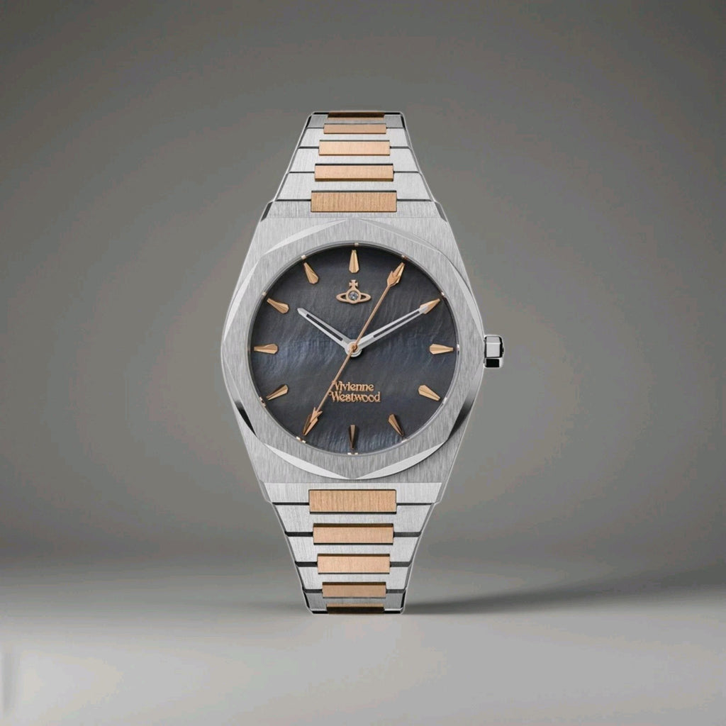 New Ladies Vivienne Westwood Limehouse Grey Dial & Rose Gold Watch VV244GYSR