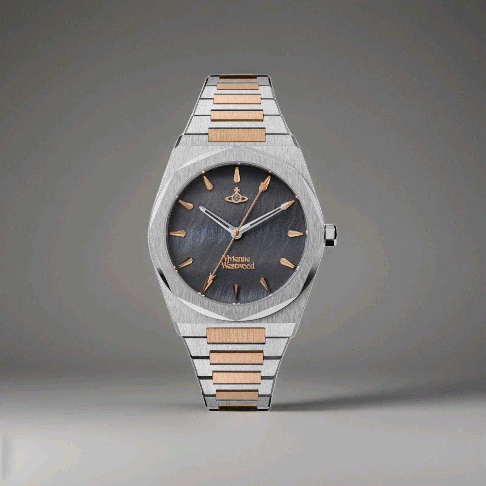 New Ladies Vivienne Westwood Limehouse Grey Dial & Rose Gold Watch VV244GYSR