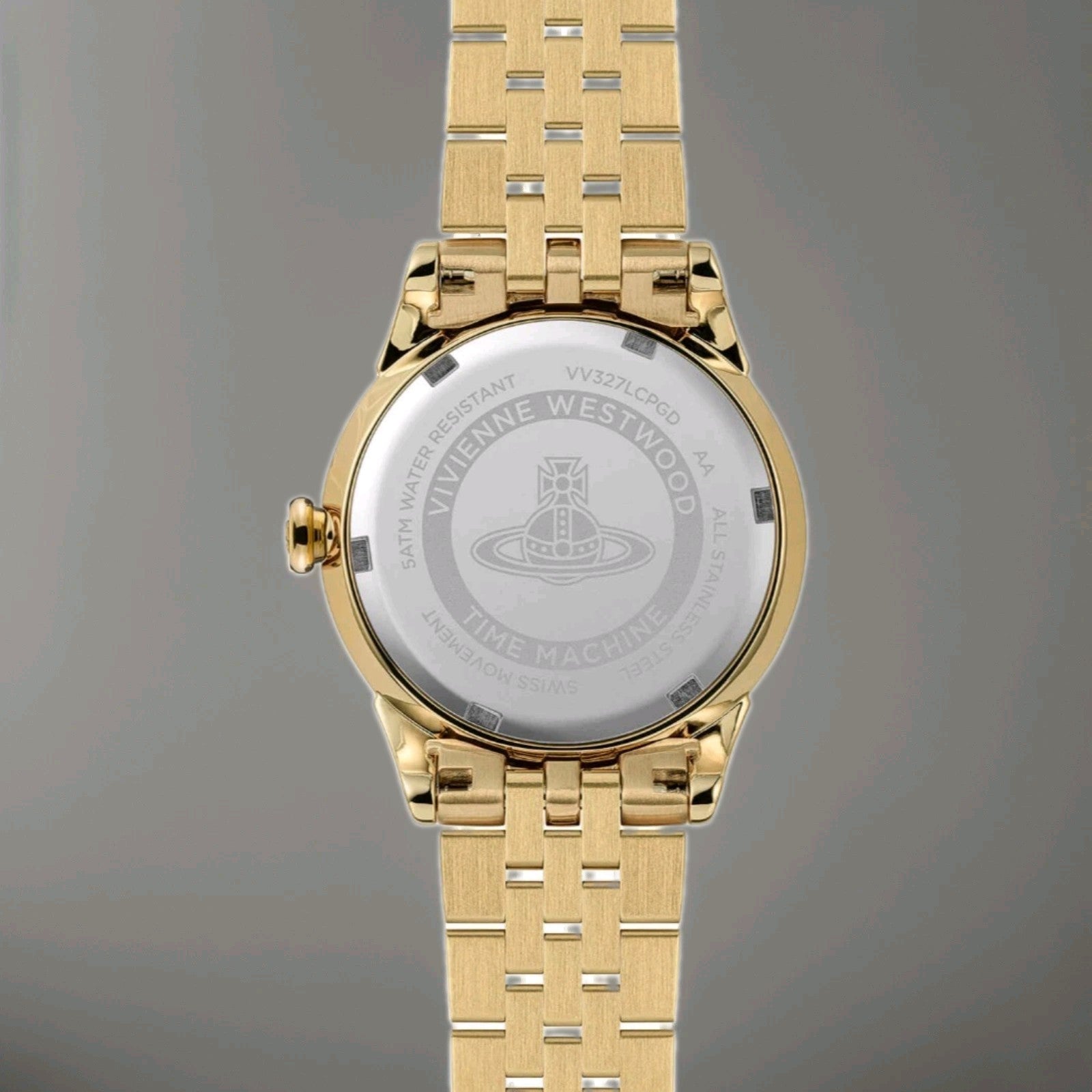 Vivienne Westwood VV327LCPGD Ladies Watch Wallace Gold W'Champagne Dial 38mm New