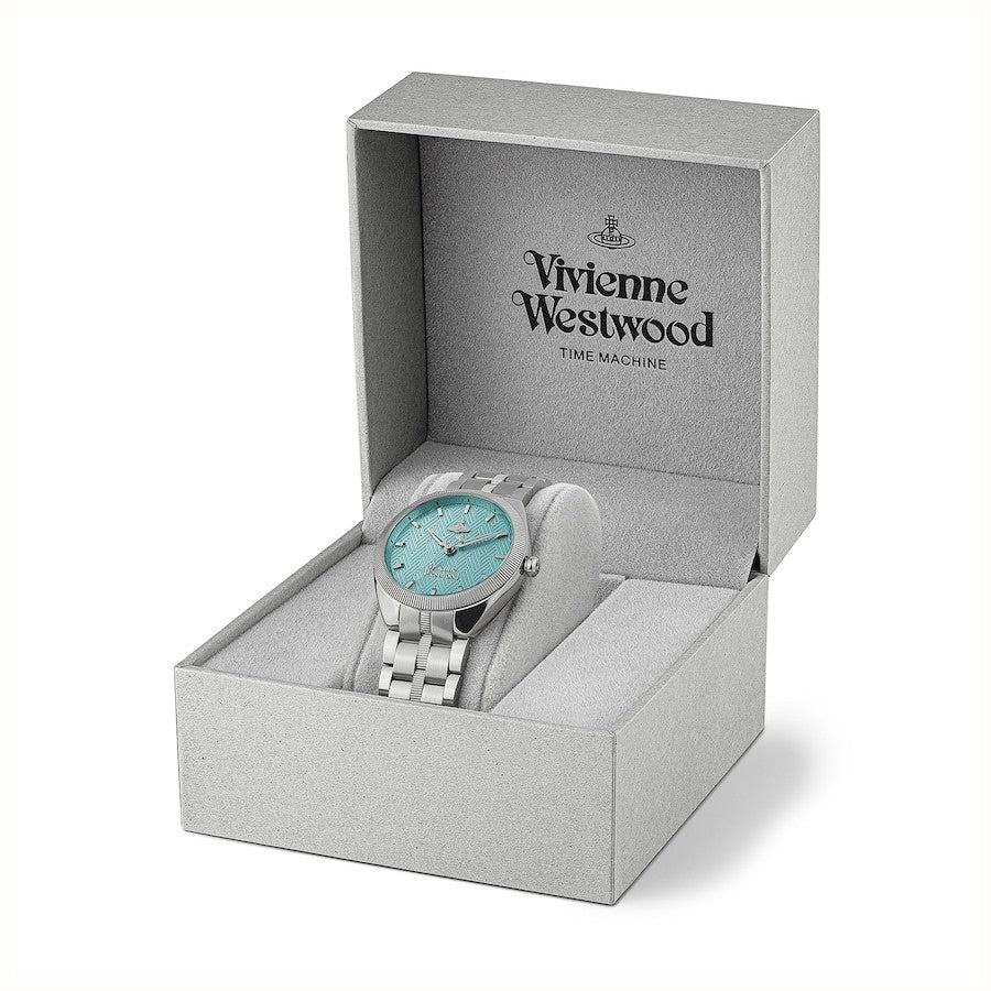 VIVIENNE WESTWOODThe Mews 37mm Ladies Watch - Blue VV281TQSL Brand New. 