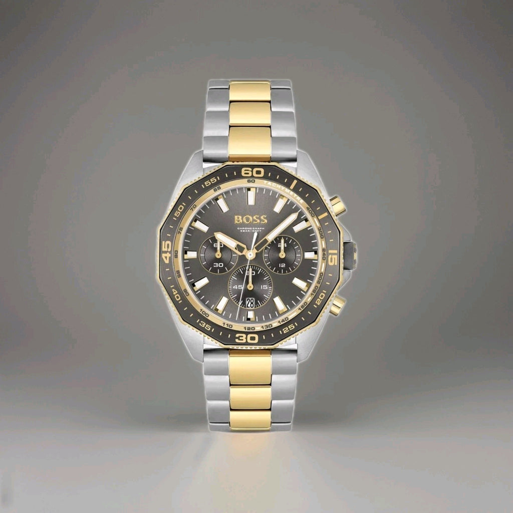 AUTHENTIC BRAND NEW HUGO BOSS® ENERGY WATCH - GOLD/SILVER - HB1513974