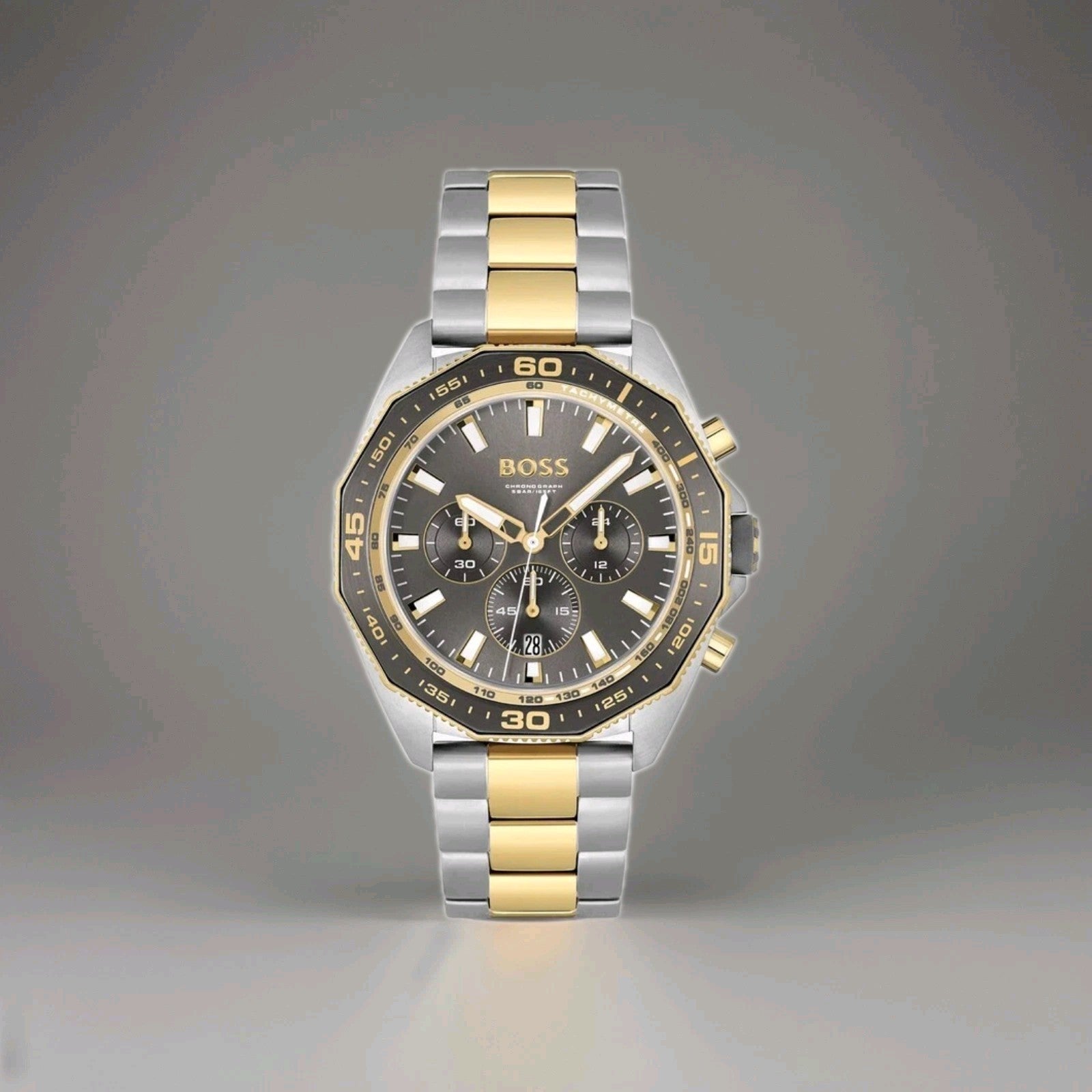 AUTHENTIC BRAND NEW HUGO BOSS® ENERGY WATCH - GOLD/SILVER - HB1513974