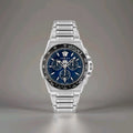 Versace Silver Mens Chronograph Watch Greca Extreme Chrono VE7H00423 Brand New 