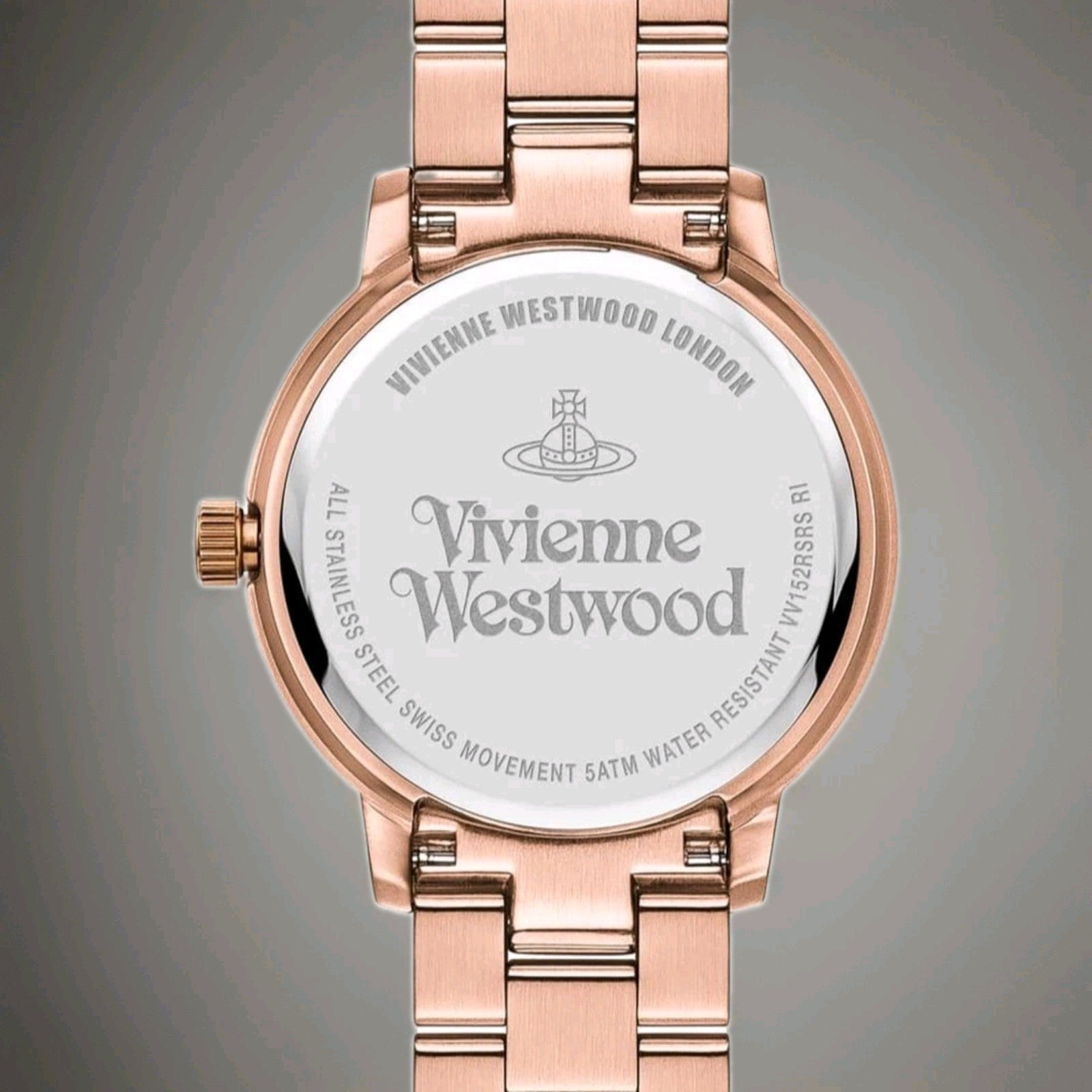 Vivienne Westwood Bloomsbury 35mm VV152RSRS Ladies Watch Rose Gold New
