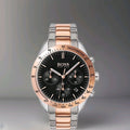 New Genuine HUGO BOSS Talent HB1513584 Chronograph Two Tone Strap Mens Watch UK