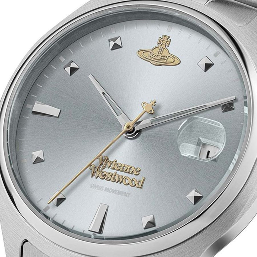 New Vivienne Westwood Camberwell Blue & Gold Dial Ladies 37mm Watch VV261LBLSL 