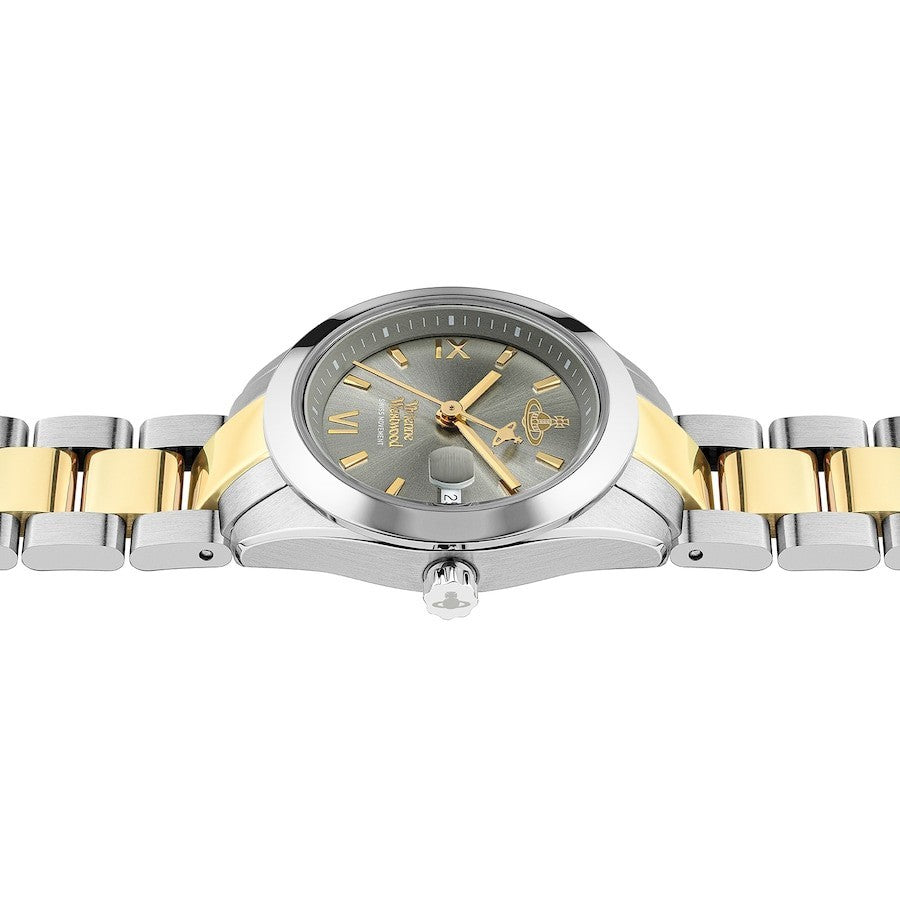 VIVIENNE WESTWOODFenchurch 28mm Ladies Watch Silver With Grey Dial VV292GYSG