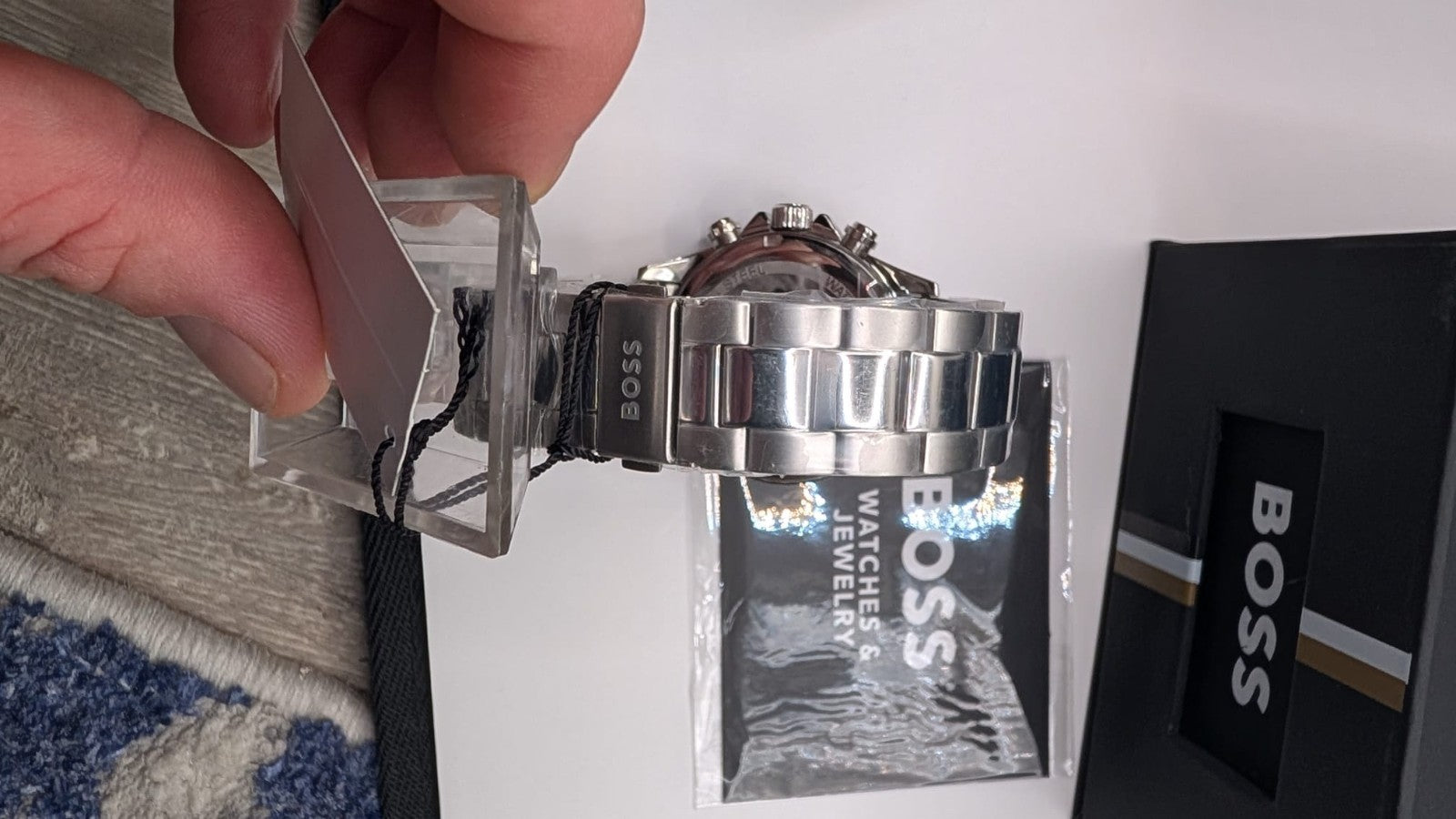 Hugo Boss Hero 1514217 Men’s Watch – Green Dial Stainless Steel Bracelet 43mm 