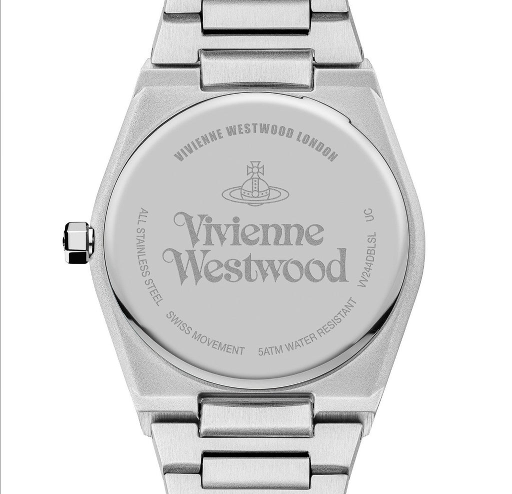 Vivienne Westwood VV244DBLSL Limehouse Womens Watch 34mm Silver With Blue Dial