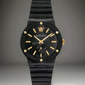 Versace VEVI00620 Greca Logo black Stainless Steel Men's Watch NEW