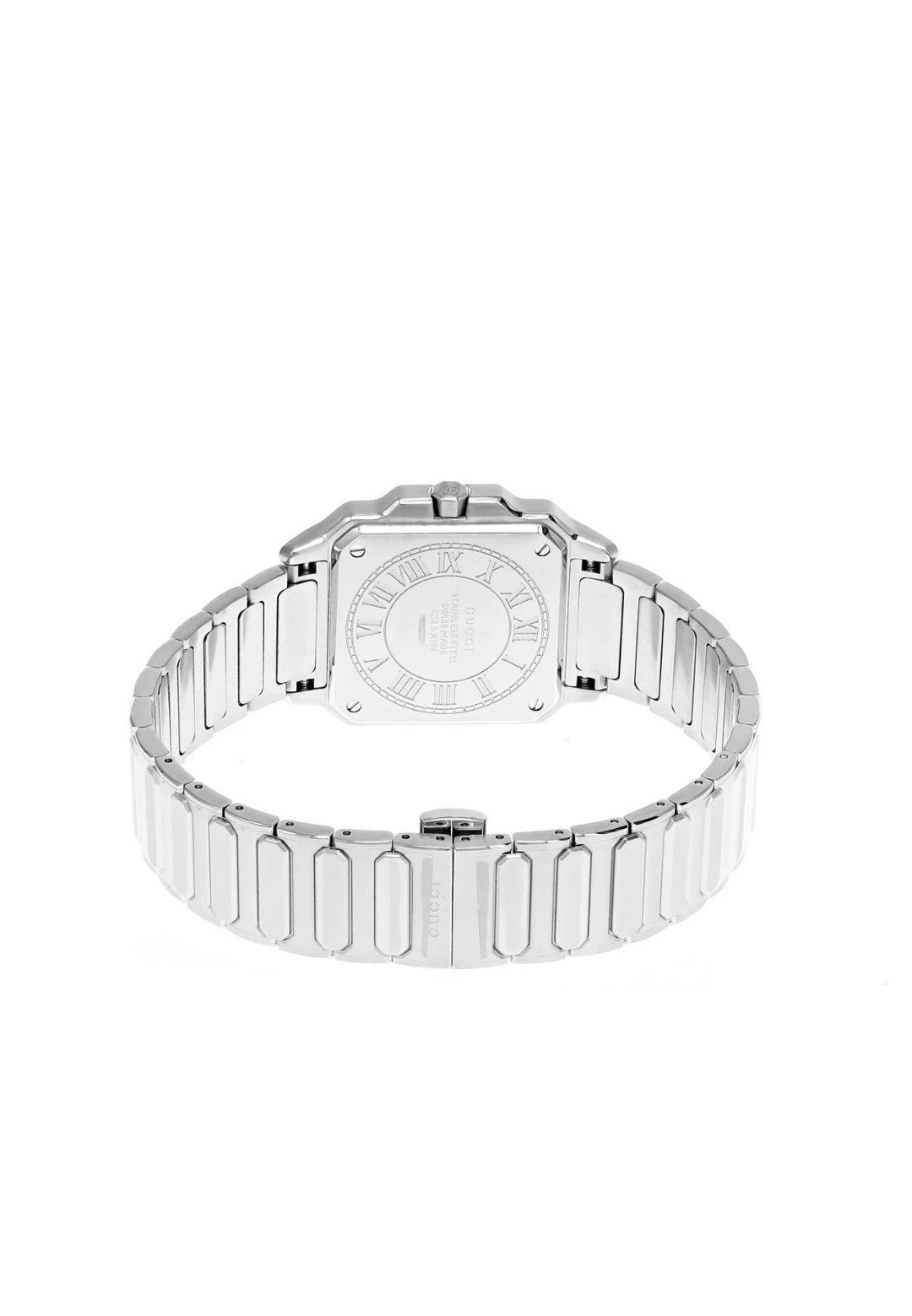 Gucci G-Flat - YA166504 Unisex Mens Womens Watch. Silver. 30mm. Silver Dial. NEW
