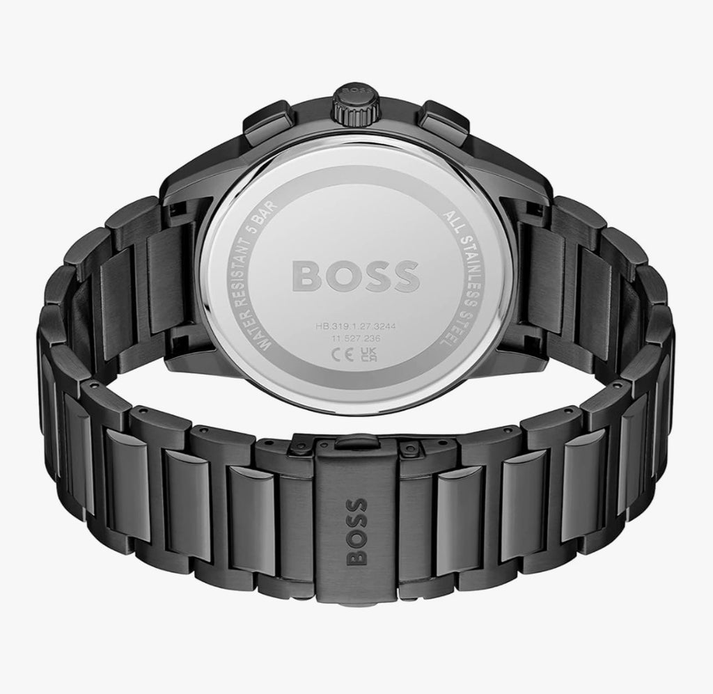 Hugo Boss Dapper Grey Steel Men's Chronograph Watch 1513929