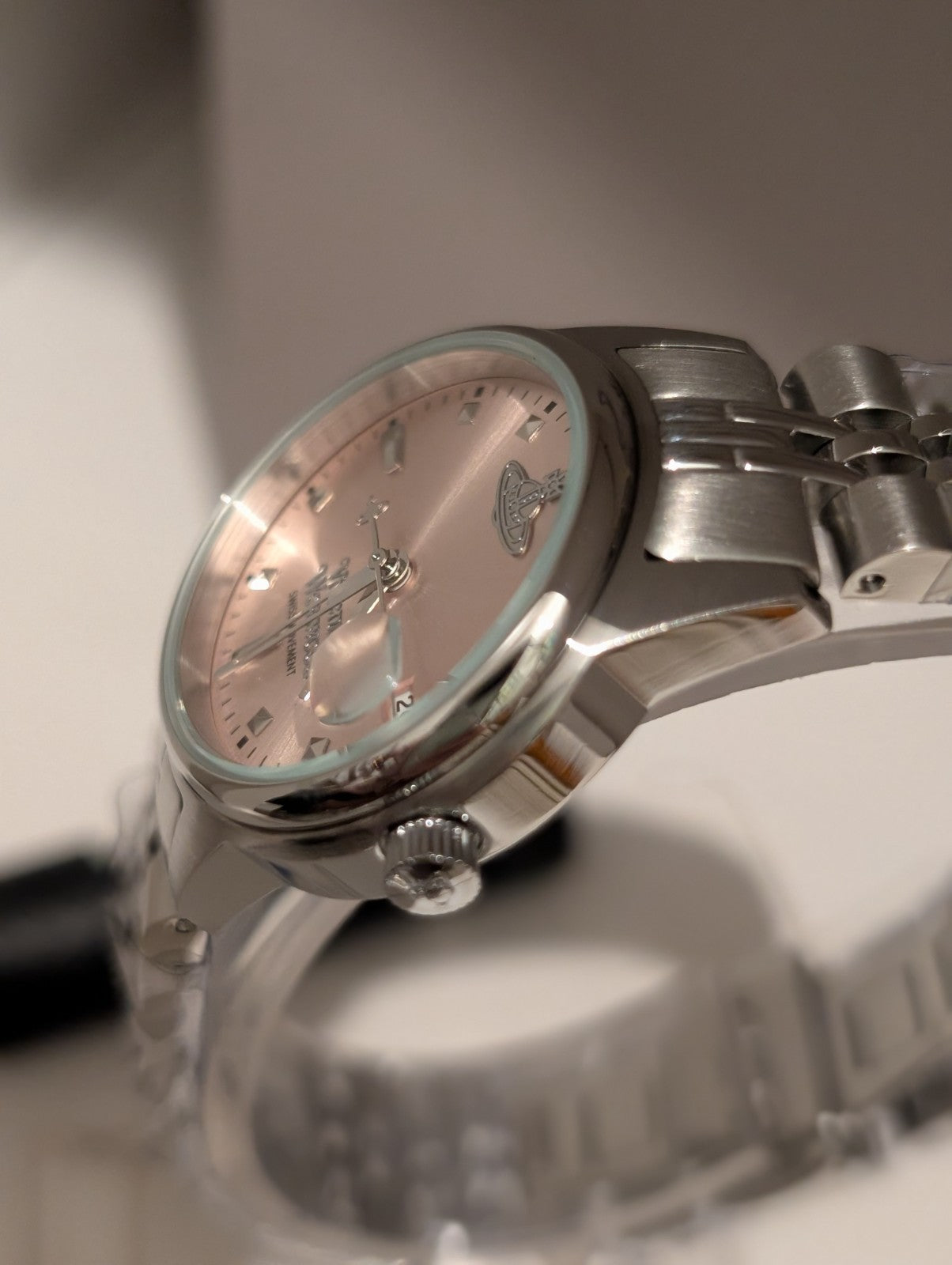 Vivienne Westwood VV311PKSL Women's Watch Silver With Pink Dial 29mm Brand New 