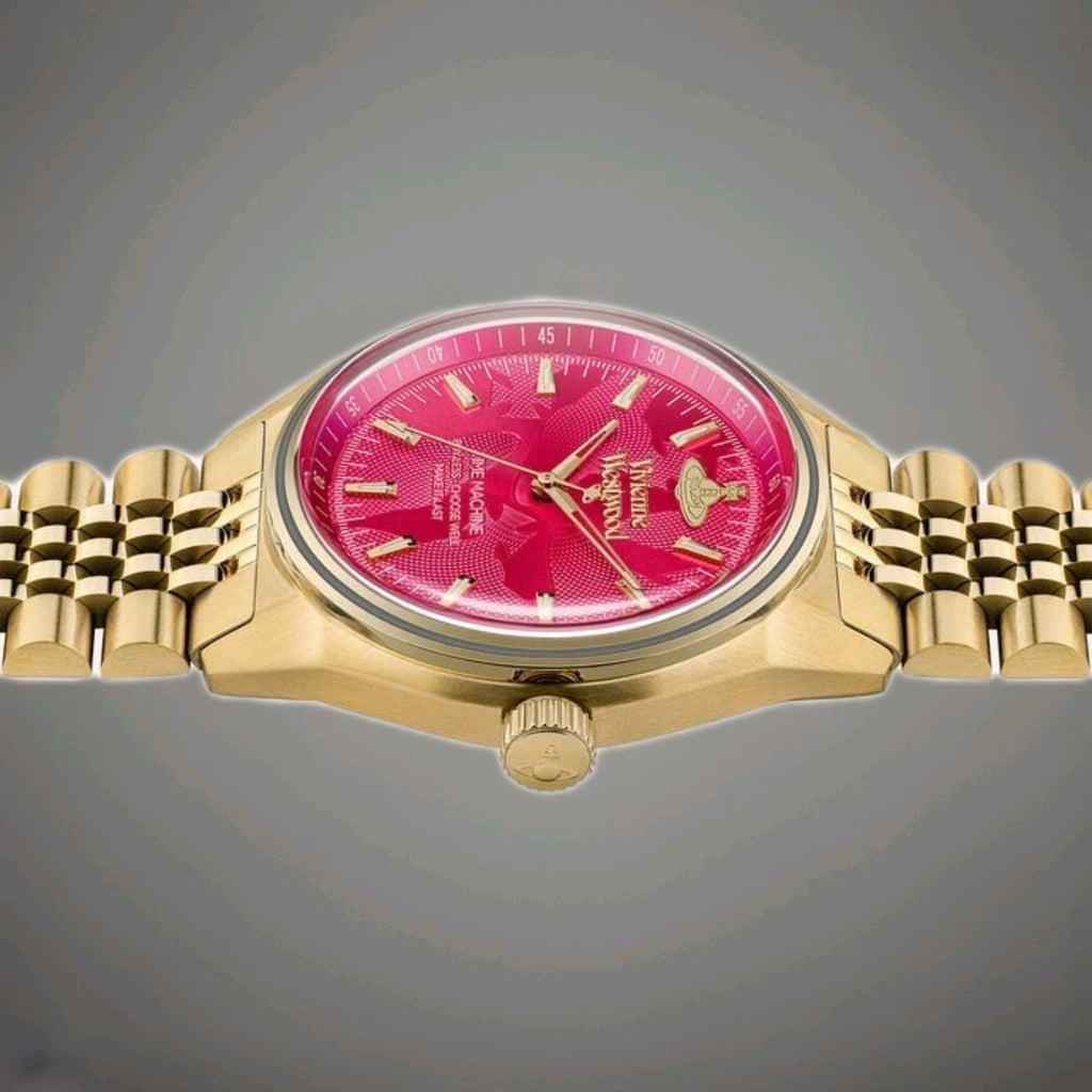 Vivienne Westwood Lady Sydenham Watch VV251RRGD Ladies 39mm Pink Dial
