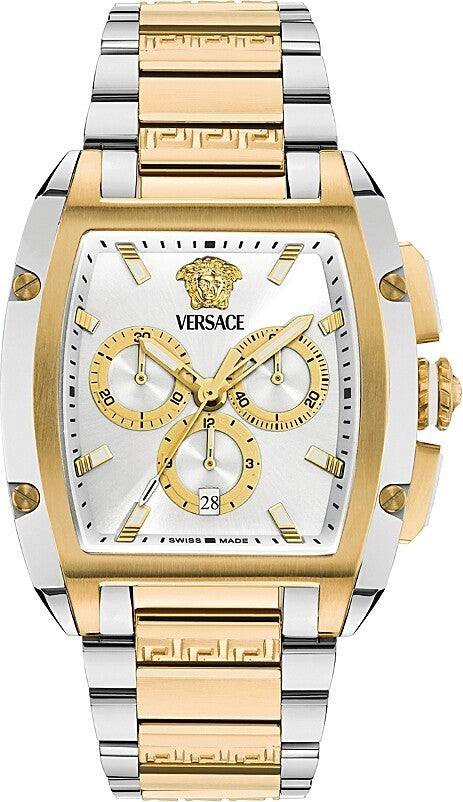 Versace VE6H01025 Versace Dominus Chrono silver gold Stainless Steel Men's Watch