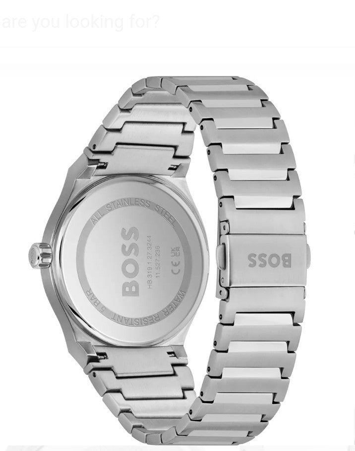 HUGO BOSS MENS CANDOR WATCH HB1514079 GREEN DIAL - WARRANTY - RRP 279.00