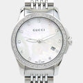 Gucci G Timeless  Watch YA126508 Silver Mother of Pearl dial