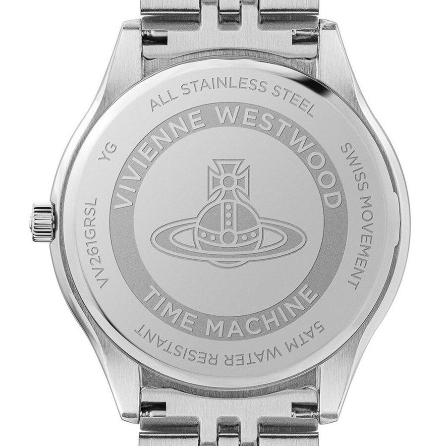 Vivienne Westwood Women's Quartz Watch Stainless Steel Bracelet VV261GRSL NEW 