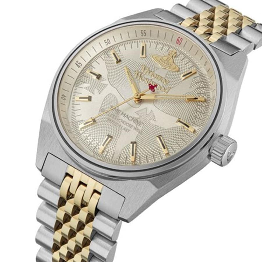 Vivienne Westwood VV251WGSG Ladies Sydenham Watch. New With Box. Silver And Gold