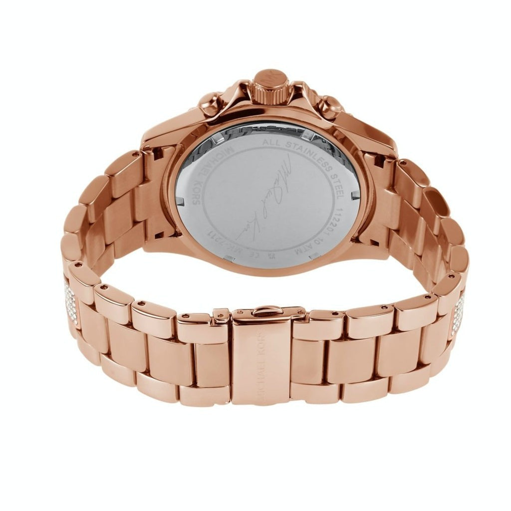 Michael KorsOversized Everest Pavé RoseGold-Tone Watch (MK7211)