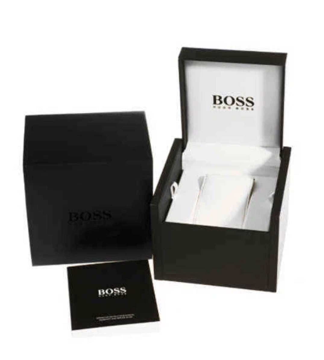 HUGO BOSS MENS DRIVER WATCH HB1513094 BLACK DIAL 