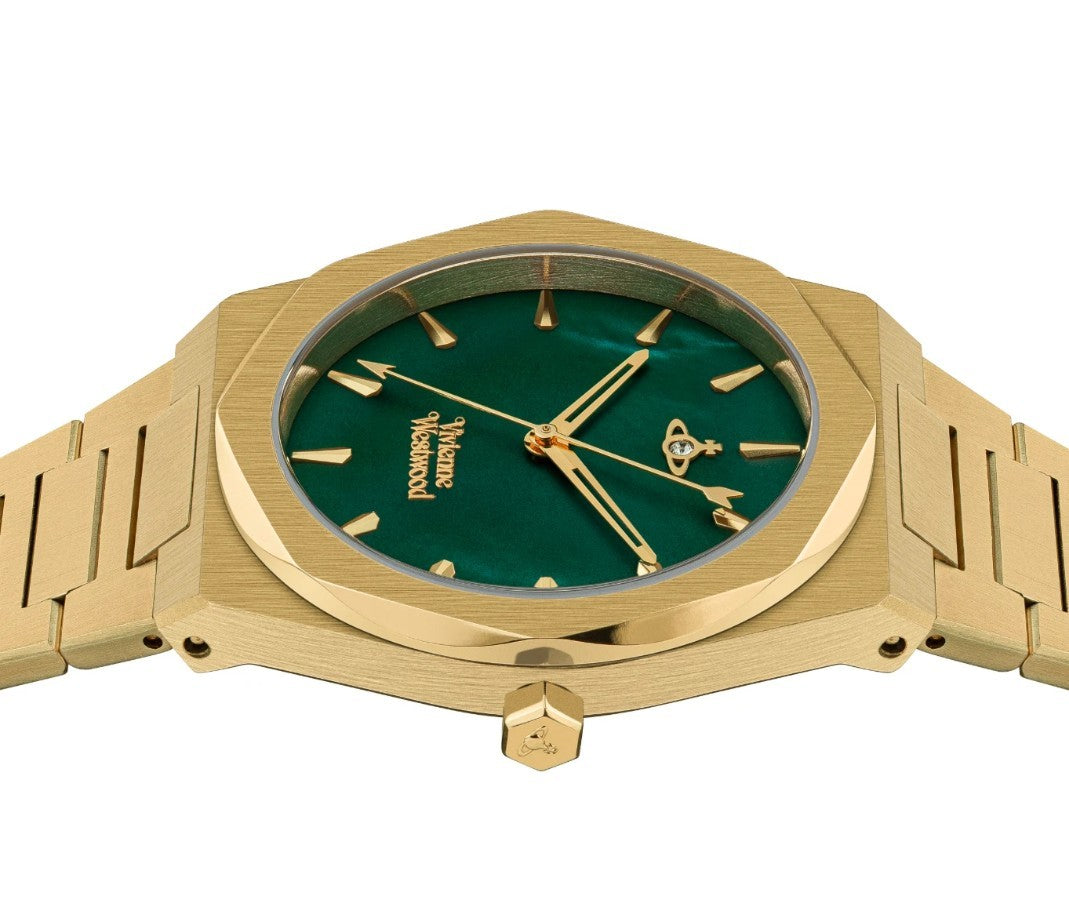 Vivienne Westwood Limehouse VV244GRGD Women's Watch 34mm Swiss 5ATM Steel NEW. 