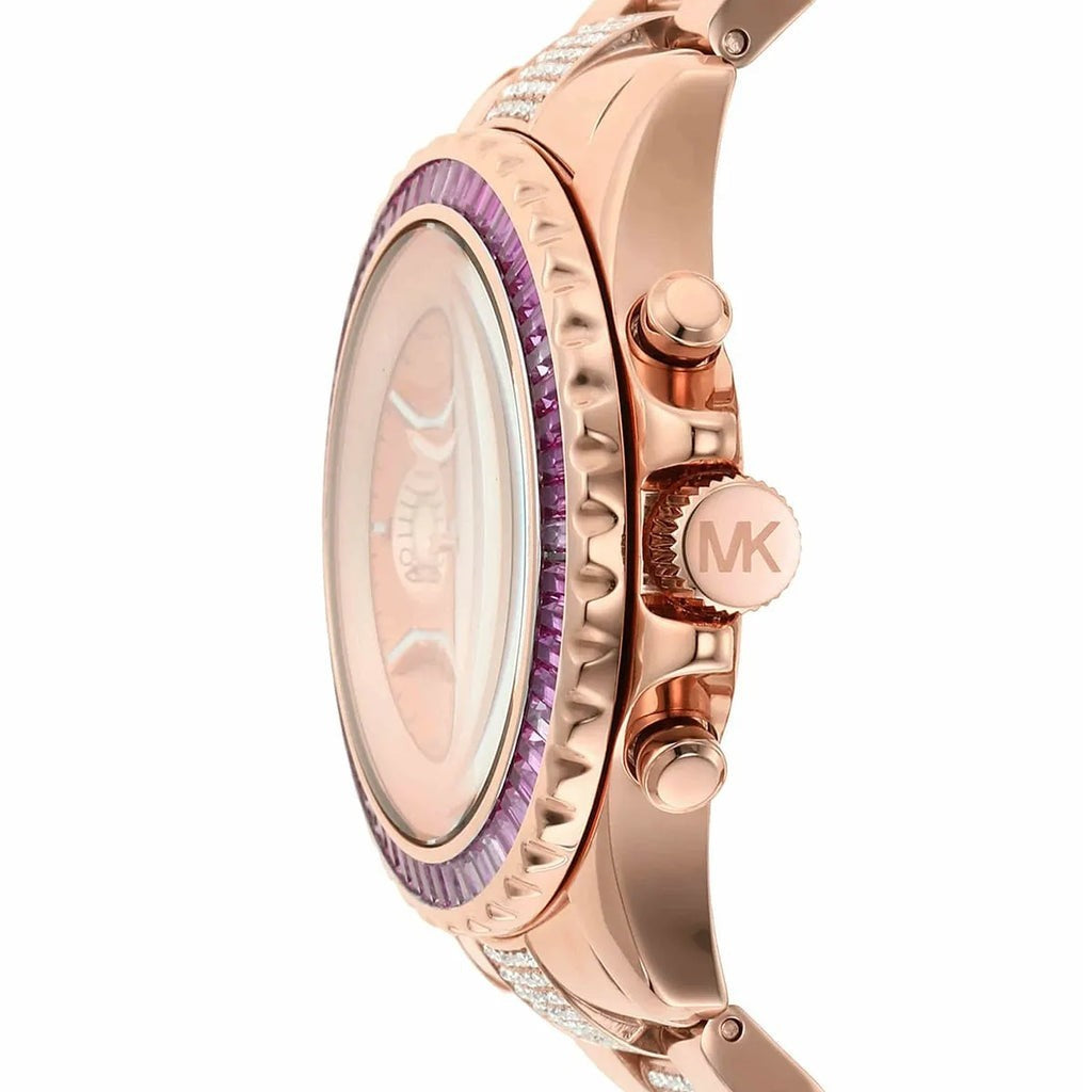 Michael KorsOversized Everest Pavé RoseGold-Tone Watch (MK7211)